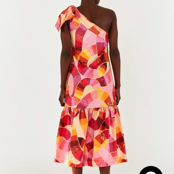 FARM Rio Patch Twirl One Shouldered Maxi Dress - Picture 2 of 3